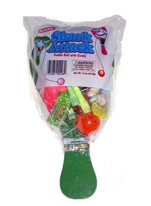 Shark Attack Paddle Ball with Candy - CandyFavorites