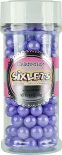 Shimmer Lavender Sixlets 4.5 oz. Jar - 3 / Case – Candy Favorites