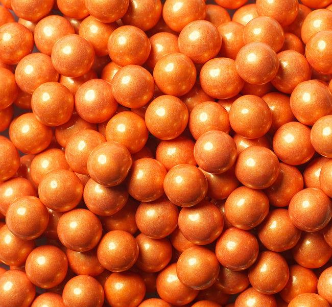 Shimmer Orange Sixlets - CandyFavorites