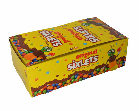 Original Sixlets Chocolately Candies 1.75 oz. Bag - 24 / Box – Candy ...
