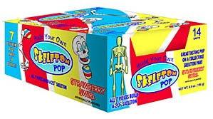 Skeleton Pops - Strawberry Swirl - CandyFavorites