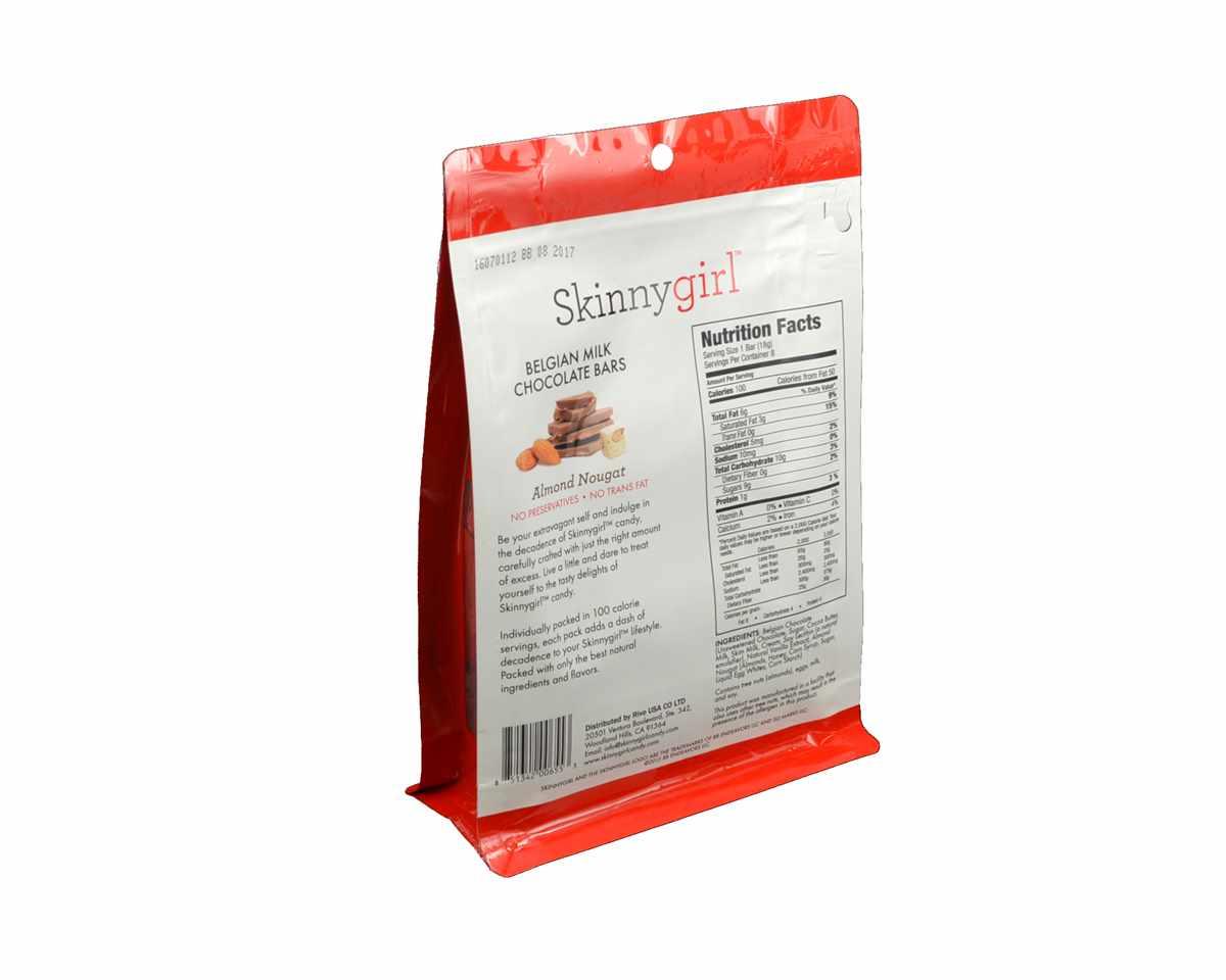 Skinnygirl Belgian Milk Chocolate with Almond Nougat Bars - CandyFavorites