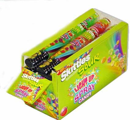 Skittles Sour Light Up Spray Candy - CandyFavorites