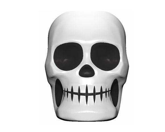 Skull 3-D Tins with Smarties Candy Roll Wafers - CandyFavorites