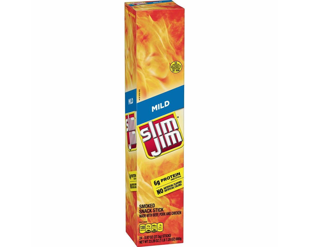 Slim Jim Mild Smoked .97 oz. Snack Sticks - CandyFavorites