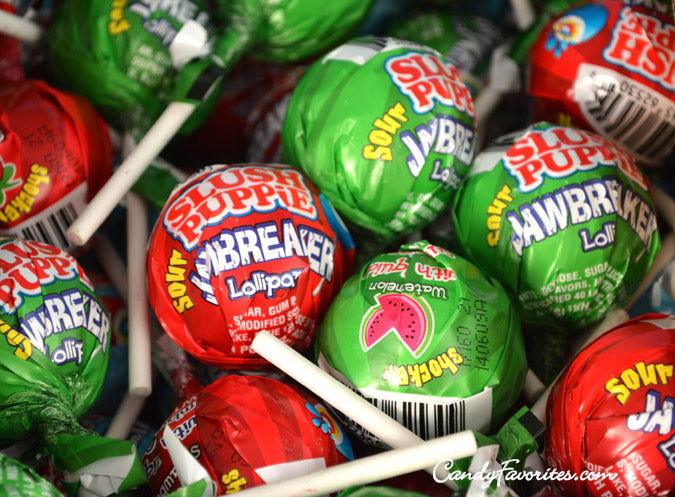 Slush Puppy Sour Jawbreaker Pop - CandyFavorites