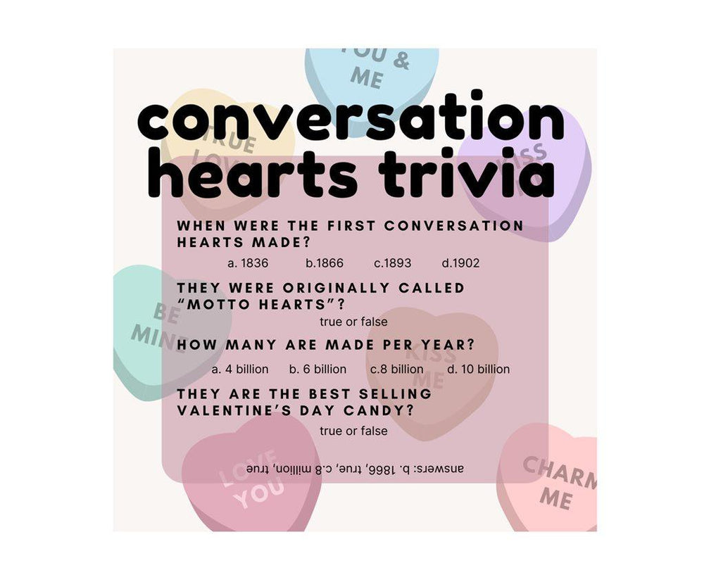
                      
                        Small Conversation Hearts - CandyFavorites
                      
                    
