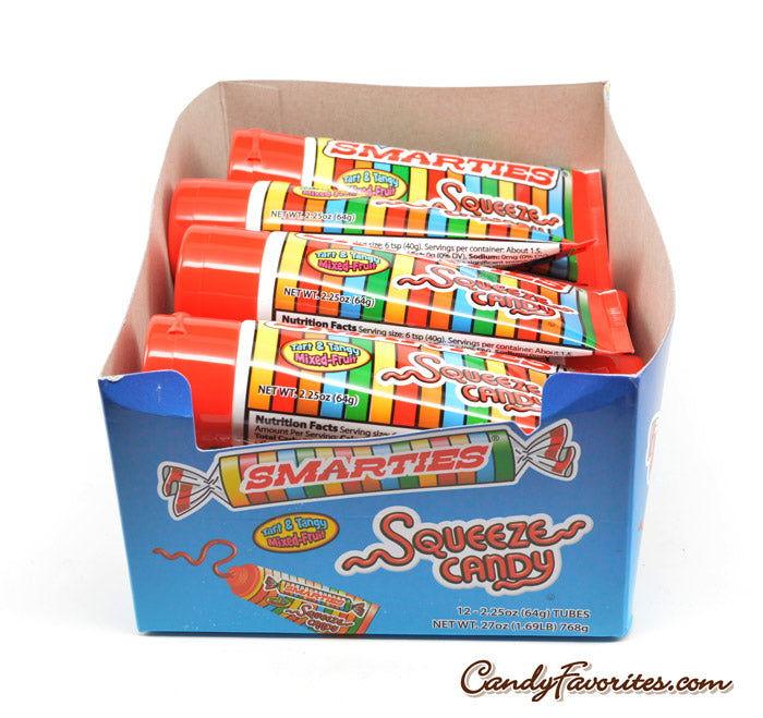 Smartes Rope Candt Smarties Squeeze Candy - 12 / Box – Candy Favorites