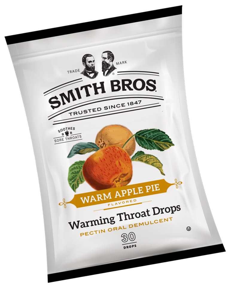 Smith Brothers Warm Apple Pie Cough Drops Bags - CandyFavorites