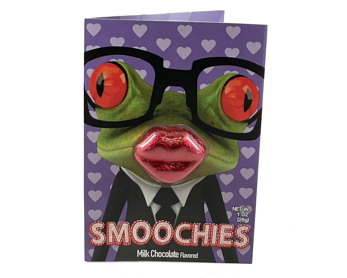 Smoochies Valentine Cards with Chocolate Lips - CandyFavorites
