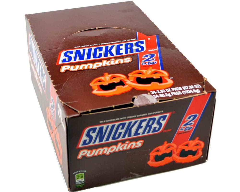 Snickers Pumpkins 2 to Go King Size - CandyFavorites
