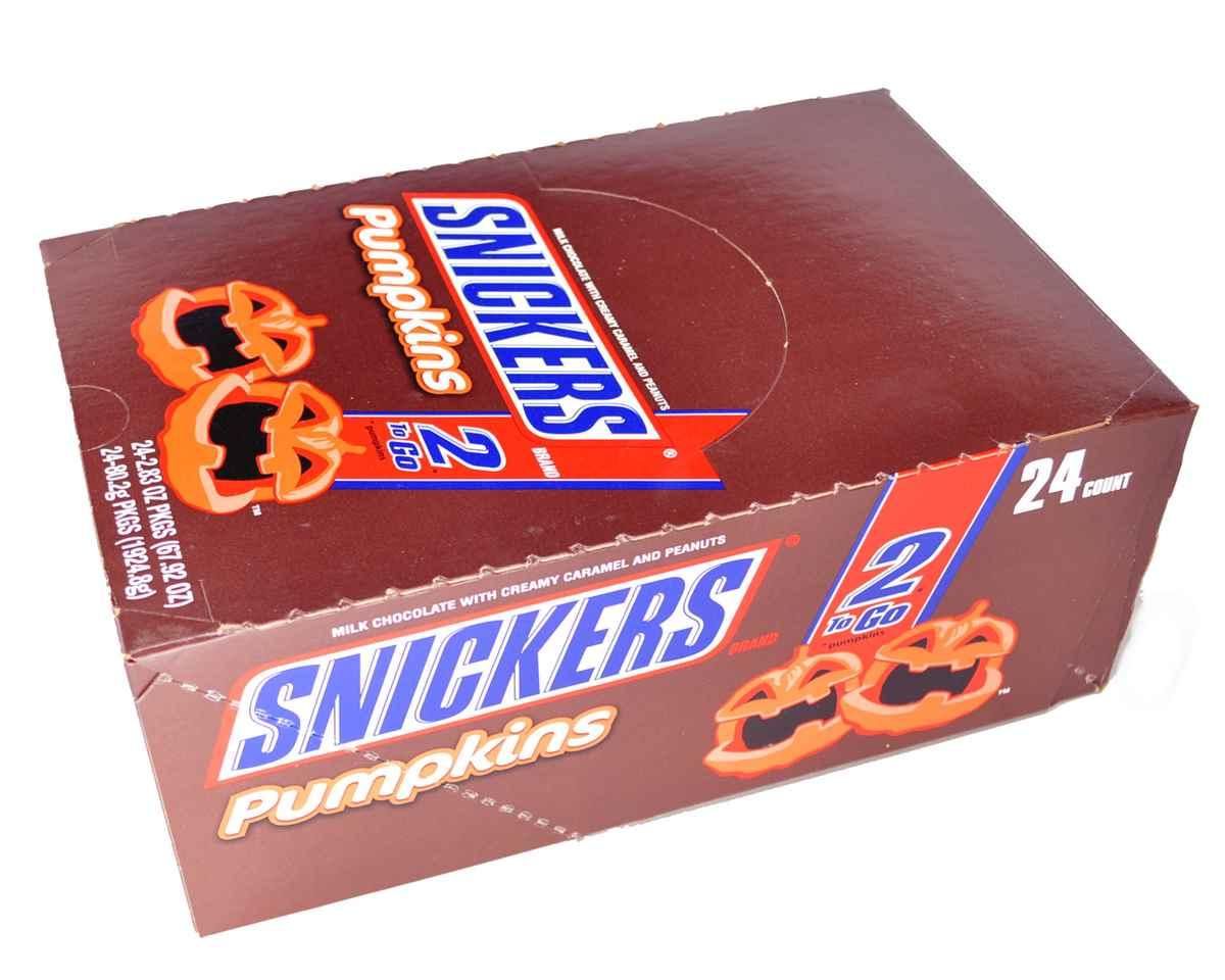 Snickers Pumpkins 2 to Go King Size - CandyFavorites