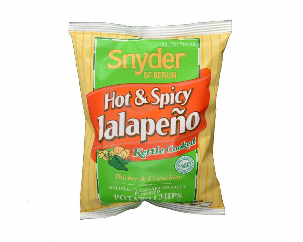 Snyder of Berlin Jalapeno Kettle Cooked Potato Chips 1 oz. Bags - CandyFavorites