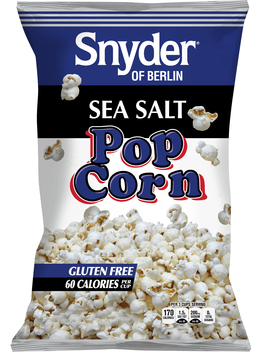Snyder of Berlin Sea Salt Popcorn 8 oz. Bag - CandyFavorites