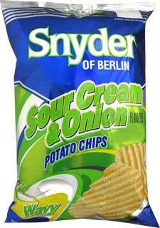 Snyder of Berlin Sour Cream and Onion Wavy Potato Chips - CandyFavorites