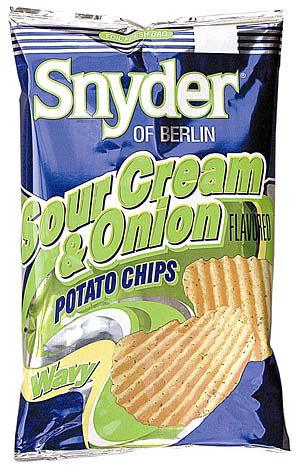 Snyder of Berlin Wavy Sour Cream and Onion Potato Chips - CandyFavorites