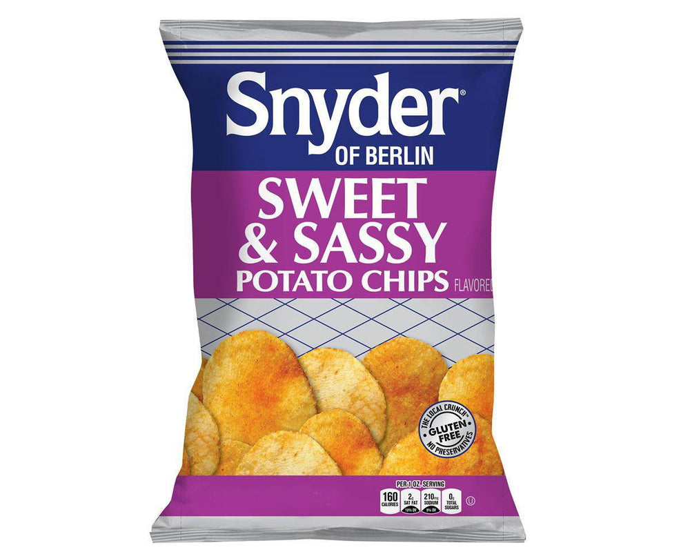 Snyders Sweet N Sassy Potato 7.75 oz Bags - CandyFavorites