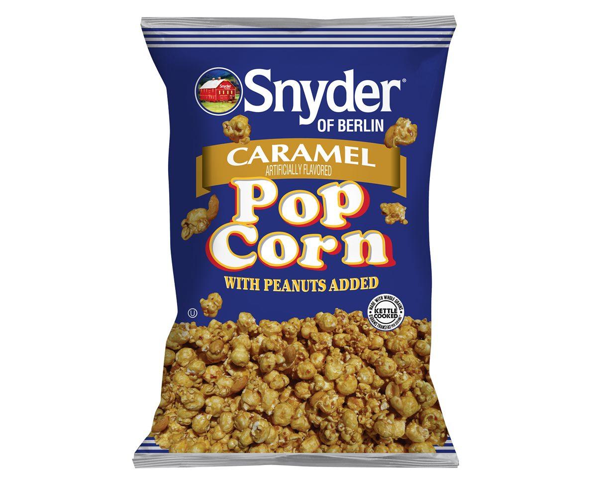 Snyders of Berlin Caramel Popcorn with Peanuts 12 oz. Bag - CandyFavorites