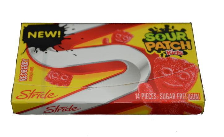 Sour Patch Kids Redberry Stride Gum - CandyFavorites