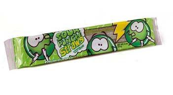 Sour Punch Straws Green Apple - CandyFavorites