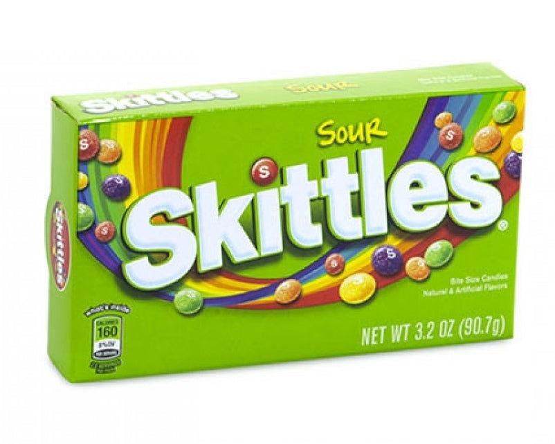 Sour Skittles 3.2 oz. Concession Boxes - CandyFavorites