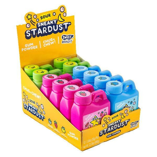 Starkust Candy Kidsmania Sour Sneaky Stardust 1.94 oz. Bubble Gum Powder - 12 / Box ...