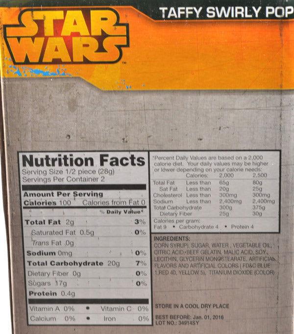 Star Wars Taffy Swirly Pop - CandyFavorites
