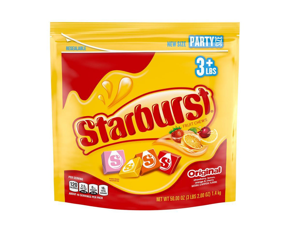 Starburst Fruit Chews 50 Ounce Party Size Bag - CandyFavorites