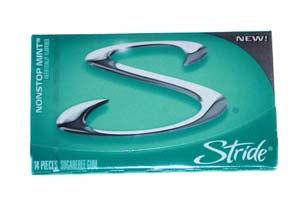 Stride Non Stop Mint Gum - 12 / Box - CandyFavorites