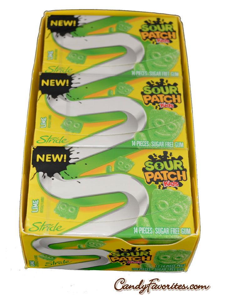 Stride Sour Patch Kids Lime Sugar Free Gum - CandyFavorites