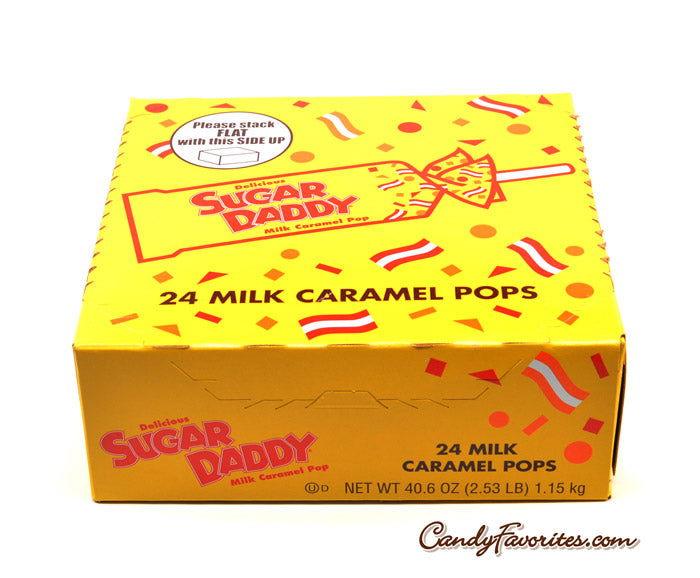 Sugar Daddy Milk Caramel Lollipops - CandyFavorites