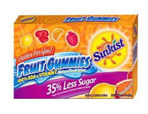 Sunkist Assorted Fruit Gummies Box - Theater Box - CandyFavorites
