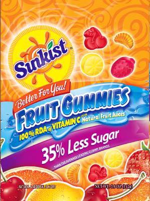 Sunkist Fruit Gummy Bag - CandyFavorites