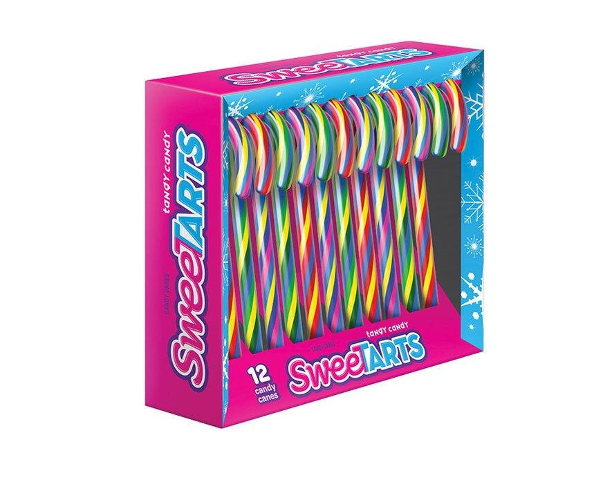 SweeTarts Candy Canes 12 Piece Trays - CandyFavorites