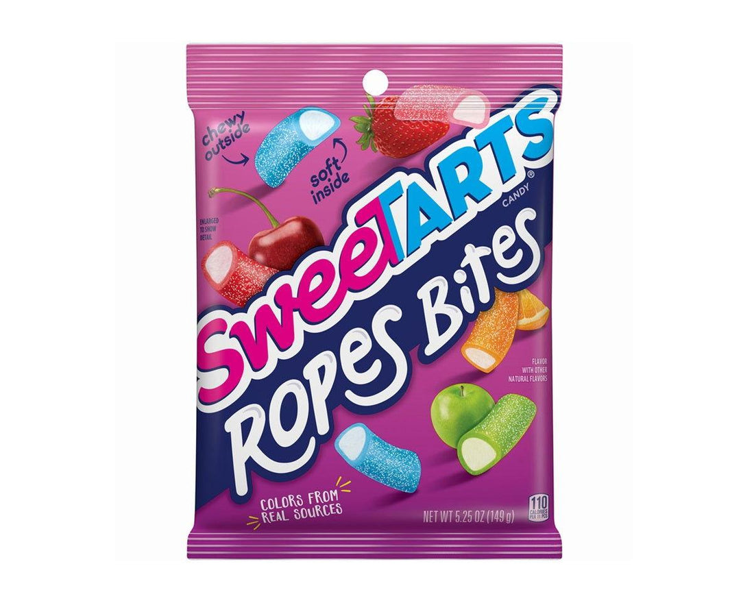 Smartes Rope Candt SweeTarts Ropes Bites 5.25 oz. Bags - 12 / Case – Candy Favorites