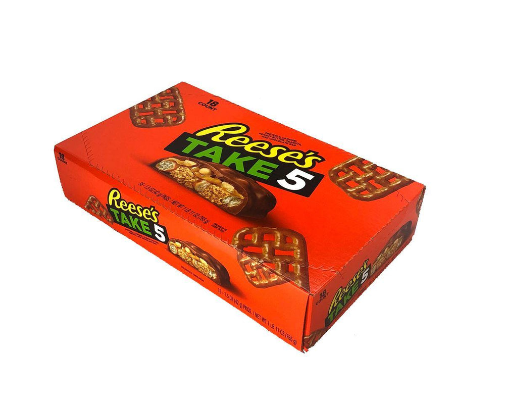 Fast Five Candy Reese's Take Five 5 Layer Candy Bar | 1.5 oz. New Formula - 24 / Box ...