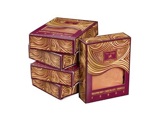 The Art of Fudge Raspberry Chocolate Truffle Fudge - CandyFavorites