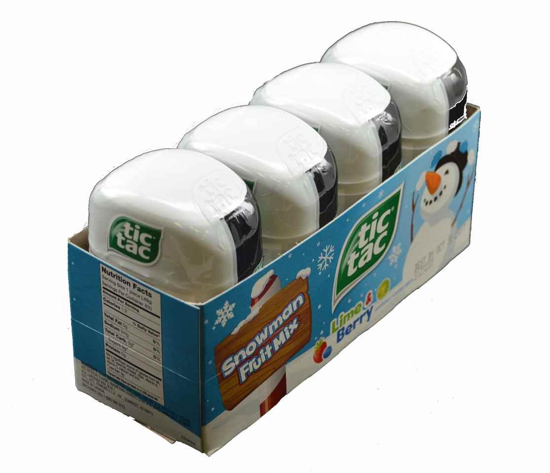 Tic Tac Snowman Fruit Mix - 4 / Box – Candy Favorites