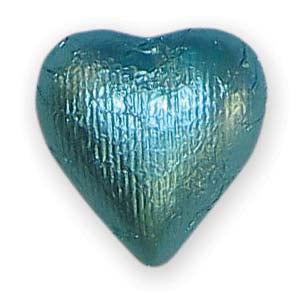 Tiffany Blue Chocolate Hearts - CandyFavorites