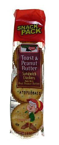 Toast and Peanut Butter Crackers - CandyFavorites