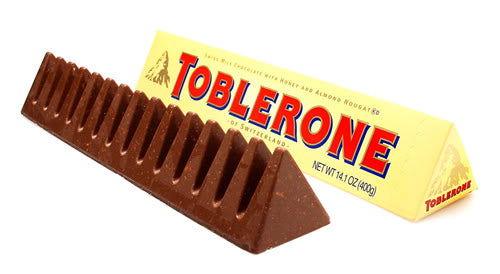 Toblerone Holiday Gift Bar 6 Pack - CandyFavorites