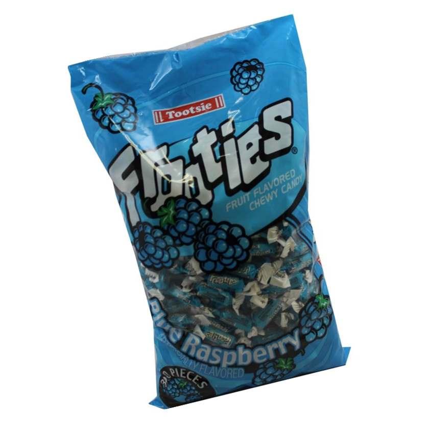 Tootsie Frooties Blue Raspberry Fruit Flavored Chewy Candy -360 / Bag ...