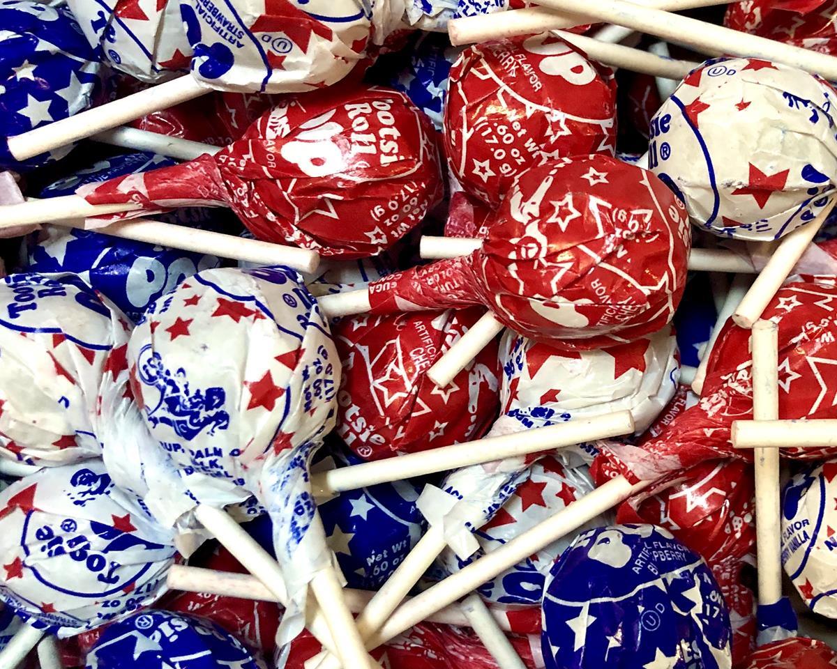 Pop Rocks Candy Back Patriotic Tootsie Pops - 3 lb.