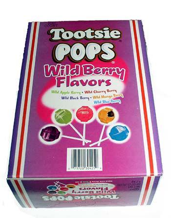 Tootsie Pops Wild Berry Flavors - CandyFavorites