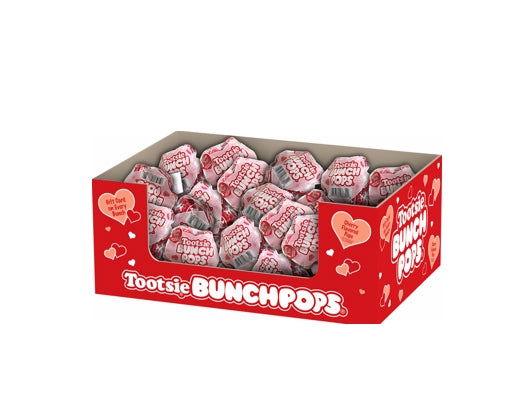 Tootsie Roll Valentine's Day Bunch Pops with Cards - CandyFavorites
