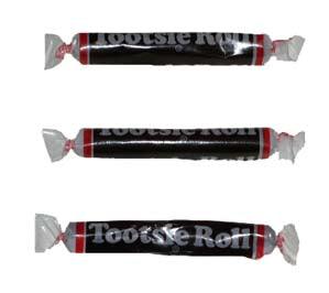 Tootsie Rolls Thin Size Jar - CandyFavorites