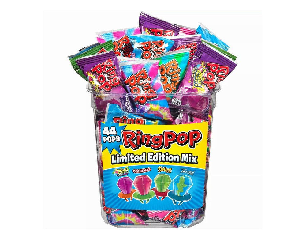 
                      
                        Topps Ring Pops Limited Edition Mix Jar - CandyFavorites
                      
                    
