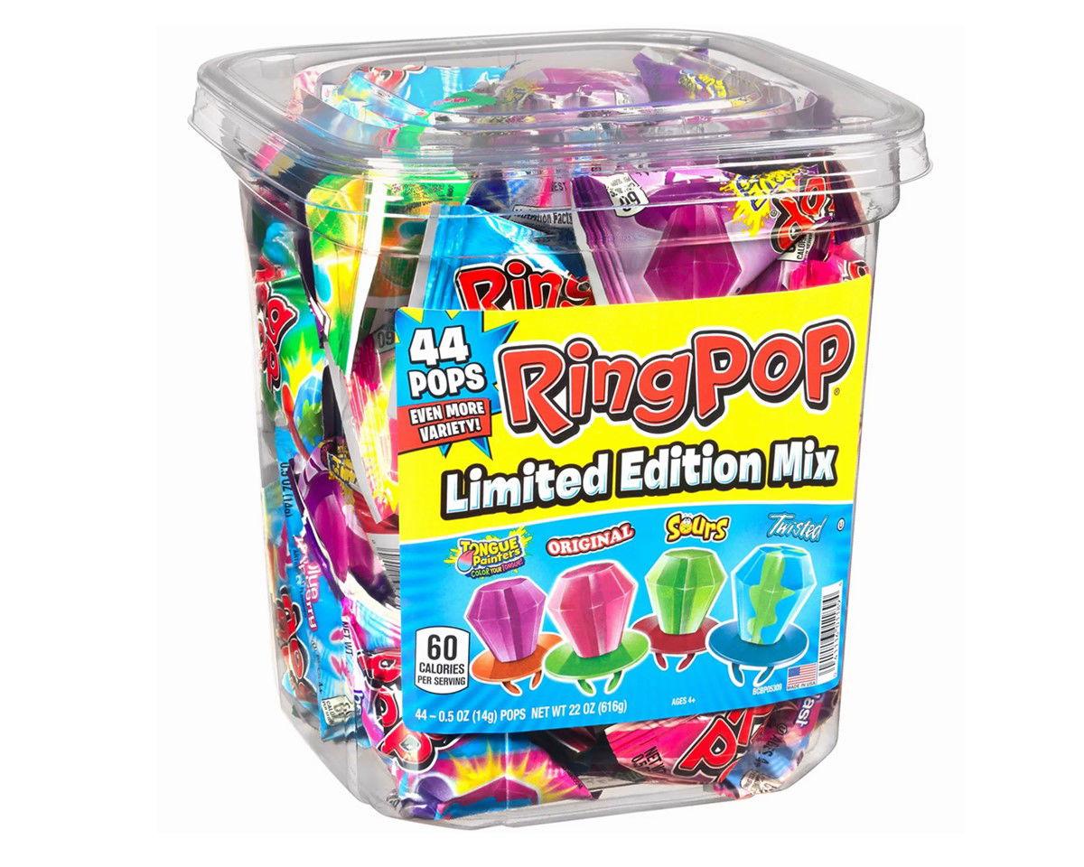 Topps Ring Pops Limited Edition Mix Jar - CandyFavorites