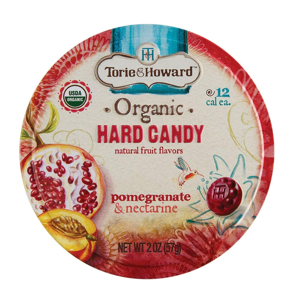 Torie and Howard Pomegranate and Nectarine Organic Hard Candy - CandyFavorites