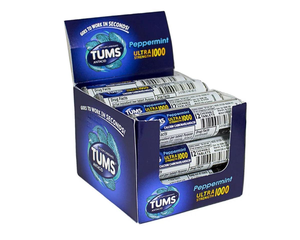 Tums Ultra Strength Peppermint Tablets - CandyFavorites